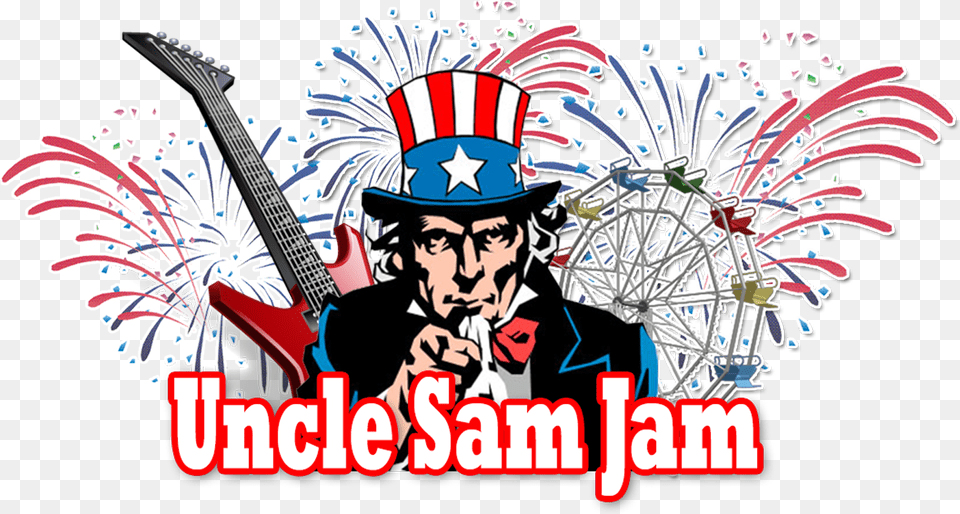 Uncle Sam Jam Woodhaven, Adult, Person, Man, Male Free Png Download