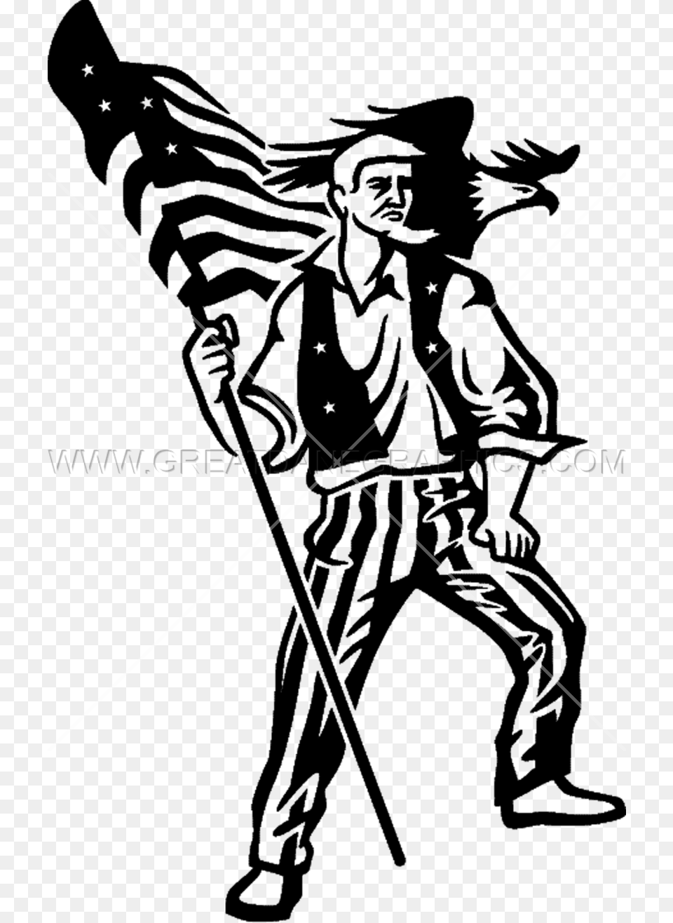 Uncle Sam Production Ready Artwork For T Shirt Printing, People, Person, Animal, Dinosaur Free Transparent Png