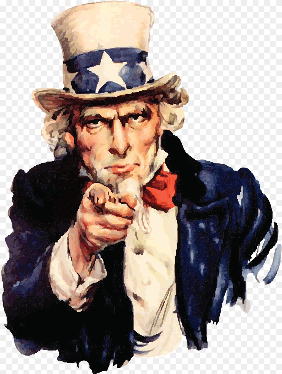 Uncle Sam Someone Pointing At You, Portrait, Art, Photography, Face Png Image