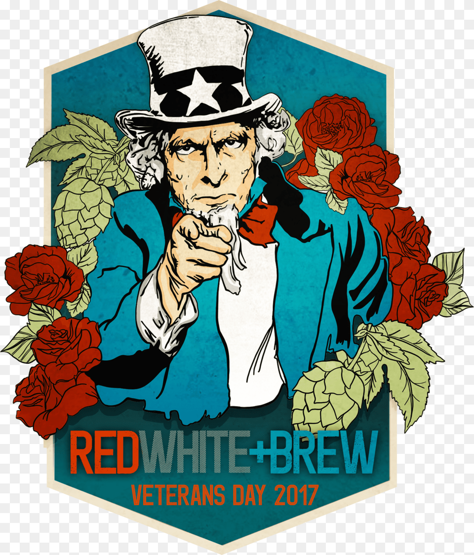 Uncle Sam T Shirt Red White Brew Download Poster, Adult, Person, Man, Male Free Png