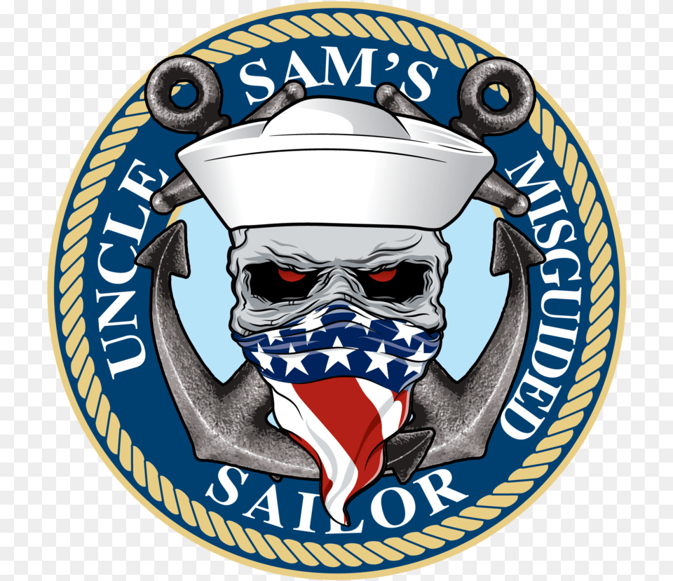 Uncle Sam United States Navy Cap, Symbol, Emblem, Badge, Logo Free Png
