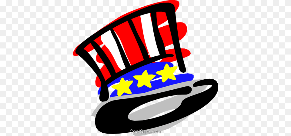 Uncle Sams Royalty Vector Clip Art Illustration, Clothing, Hat, Person, Performer Free Png