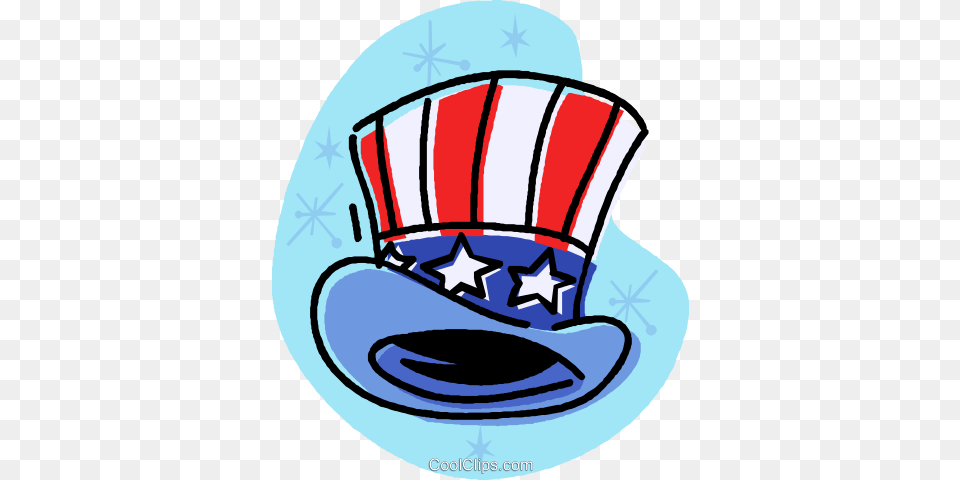 Uncle Sams Top Hat Royalty Vector Clip Art Illustration, Baseball Cap, Cap, Clothing, Cowboy Hat Free Png Download