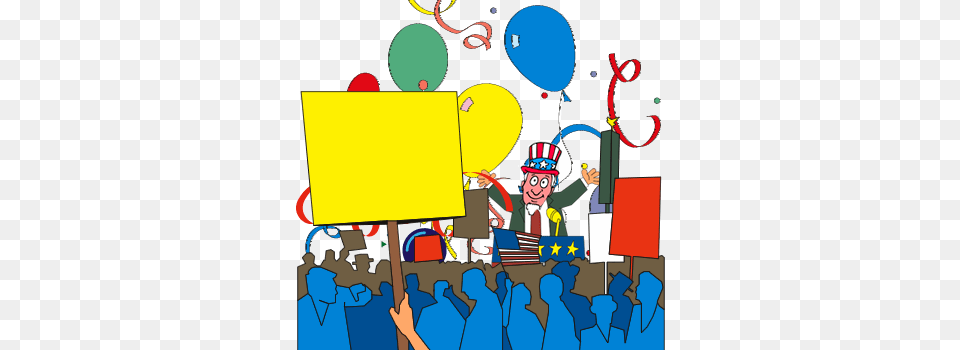 Unclesam Conven In National Convention Clipart, Balloon, People, Person, Baby Free Png