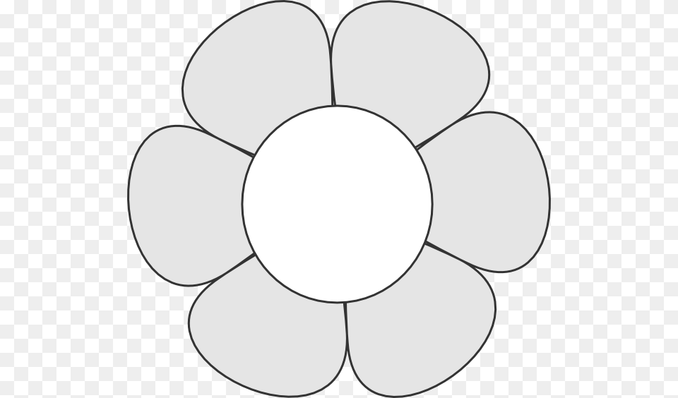 Uncolored Daisy Svg Clip Arts 600 X 564 Px Free Png