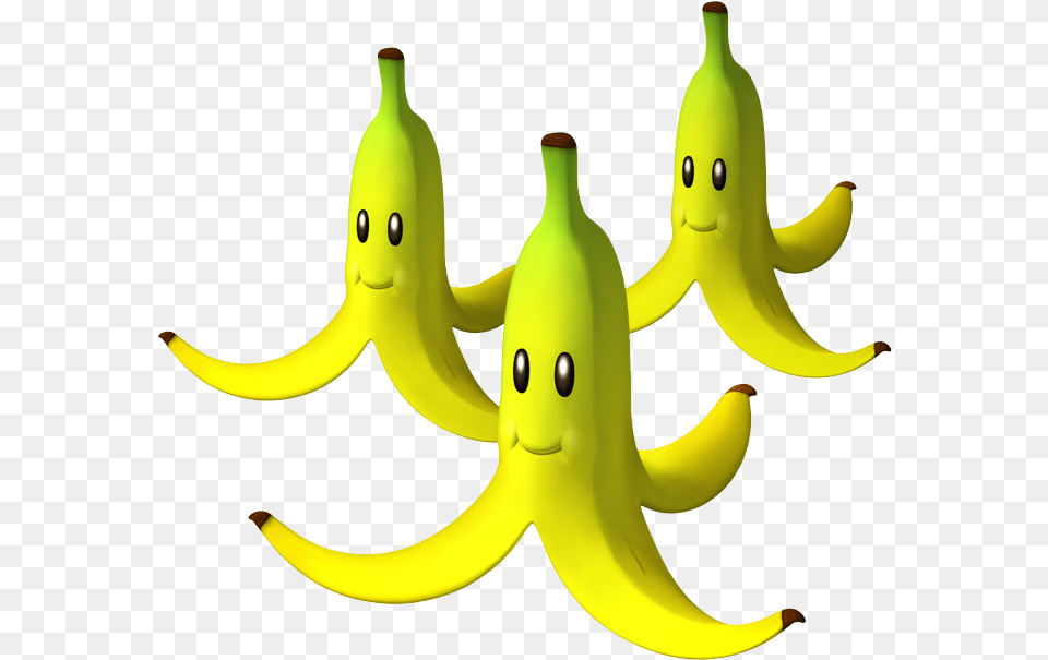 Uncommon Uses For Banana Peels Mario Kart Banana Peel, Food, Fruit, Plant, Produce Png