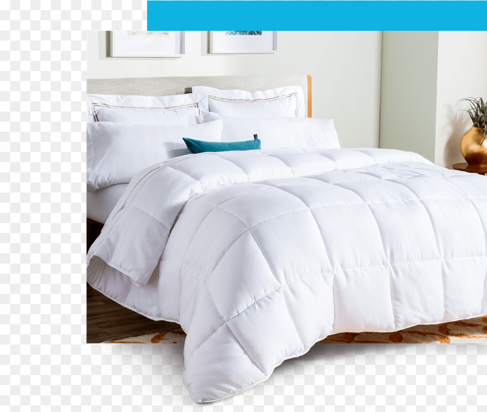 Uncompromised Comfort For Less Comfort Bed Sheet, Blanket, Furniture, Cushion, Home Decor Free Png Download