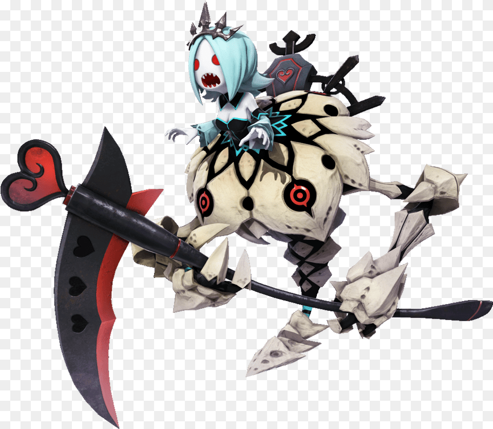 Undead Princess Appears As A Mirage Cartoon, Sword, Weapon, Baby, Person Png Image
