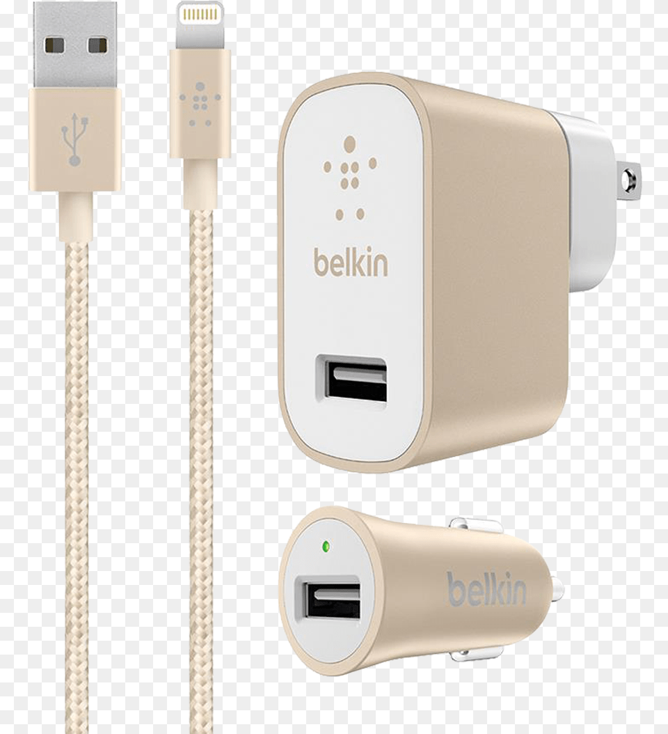 Undefined Belkin Iphone Charger Full Size Rose Gold Apple Charger, Adapter, Electronics, Plug, Bottle Png