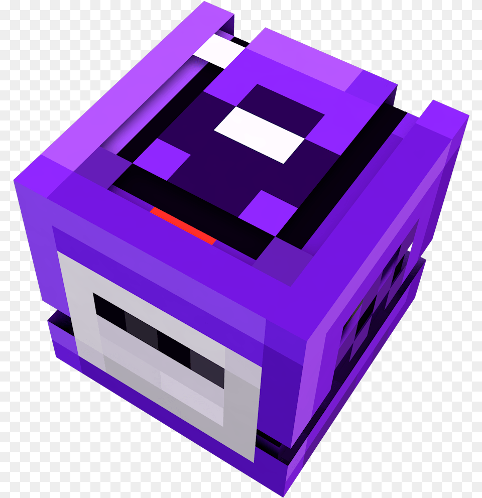 Undefined Gamecube Minecraft Skin, Computer Hardware, Electronics, Hardware, Purple Free Png Download