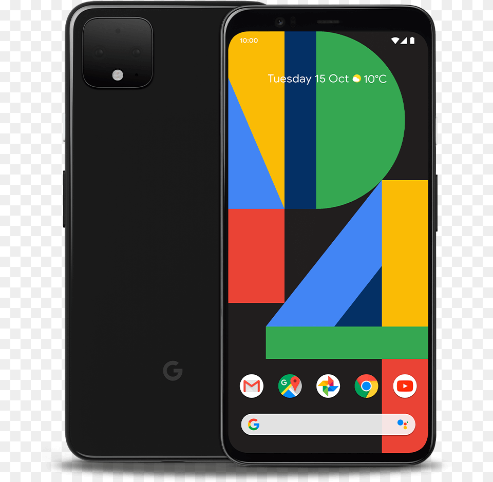 Undefined Just Black Front Google Pixel 4 Xl, Electronics, Mobile Phone, Phone Free Png