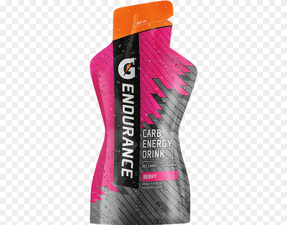 Undefined Nutrition Gatorade Endurance Carb Energy Drink Berry 4 Ounces, Clothing, Swimwear, Vest, Lifejacket Free Png