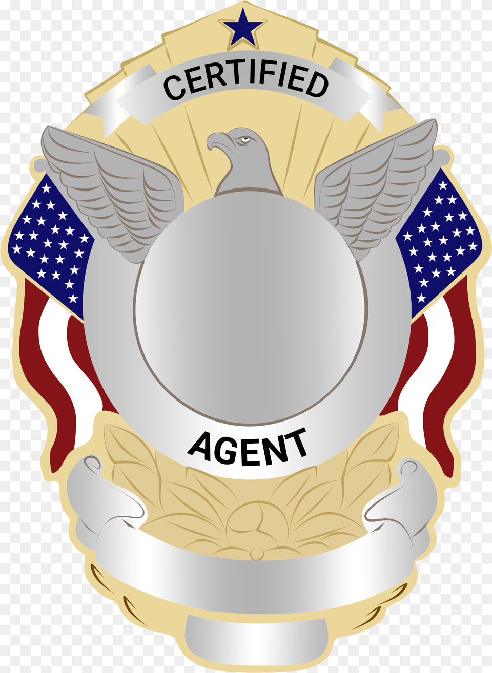 Undefined Security Officer Badges, Badge, Logo, Symbol, Gold Png Image