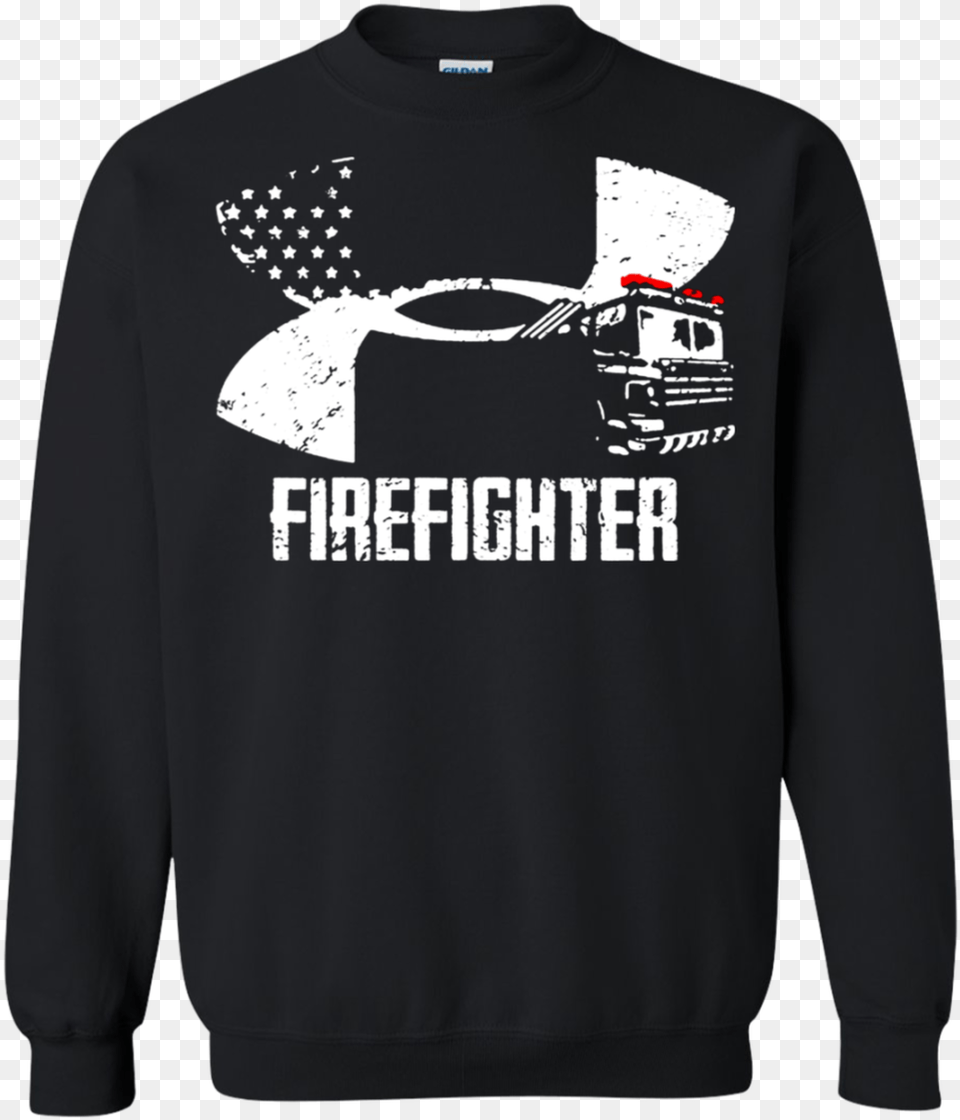 Under Armour Firefighter Sweatshirt, Clothing, Hoodie, Knitwear, Long Sleeve Free Png Download
