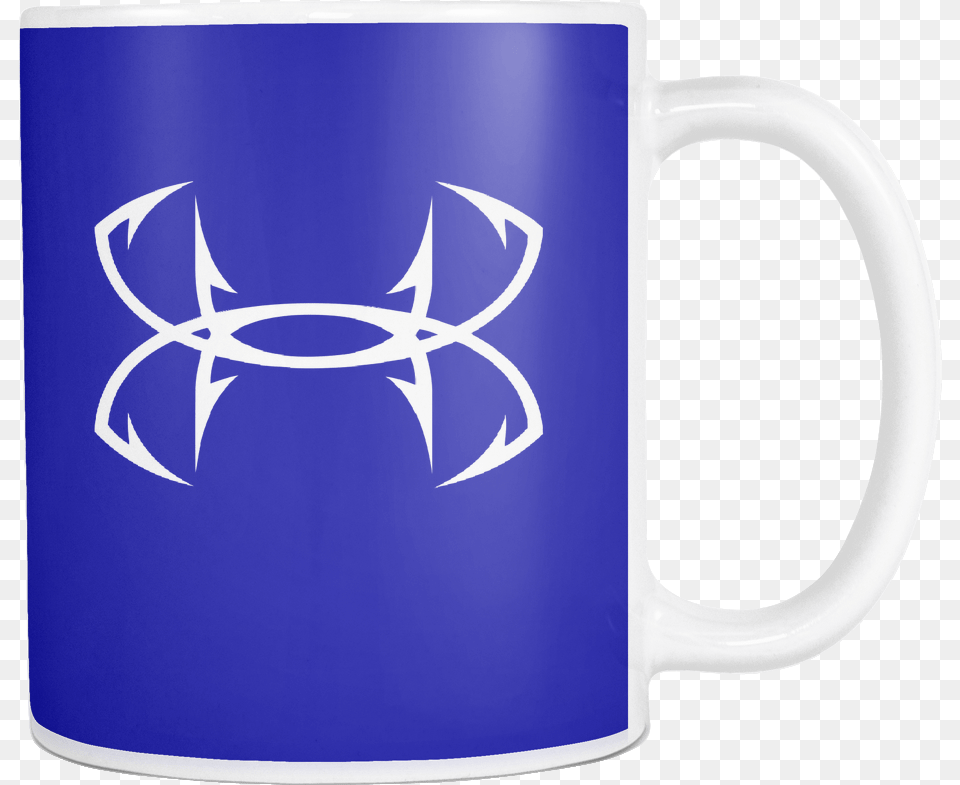 Under Armour Fish Hook Mug Cup Coffee Premium Gifts Under Armour Pink And Black Symbol, Beverage, Coffee Cup Png