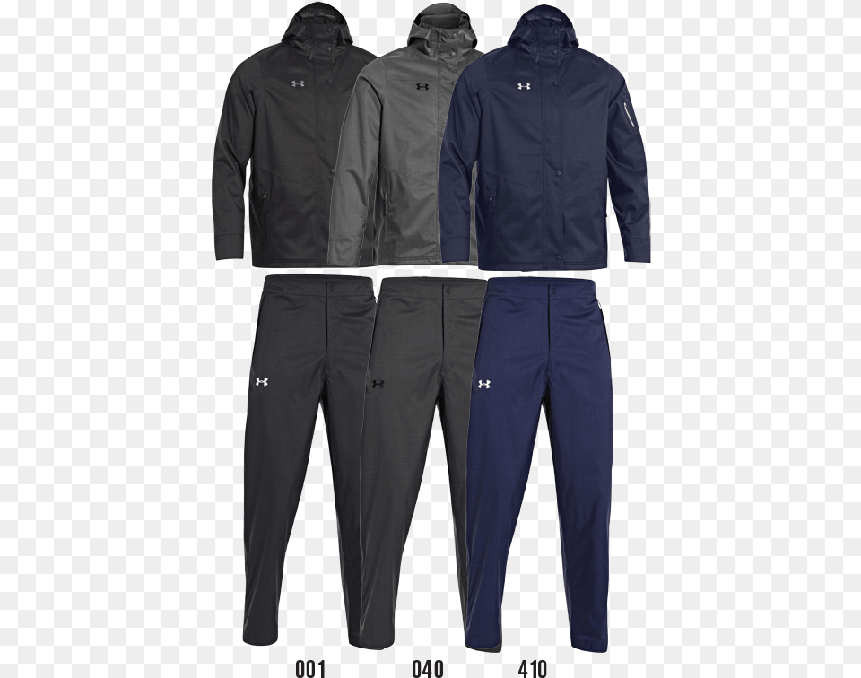 Under Armour Team Armourstorm Waterproof Rain Suits Chandal Under Armour, Clothing, Coat, Jacket, Pants Png