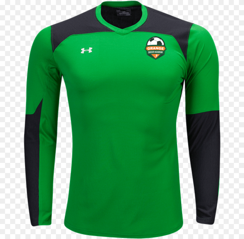 Under Armour Threadborne Wall Goalkeeper Jersey Green, Clothing, Long Sleeve, Shirt, Sleeve Free Png Download