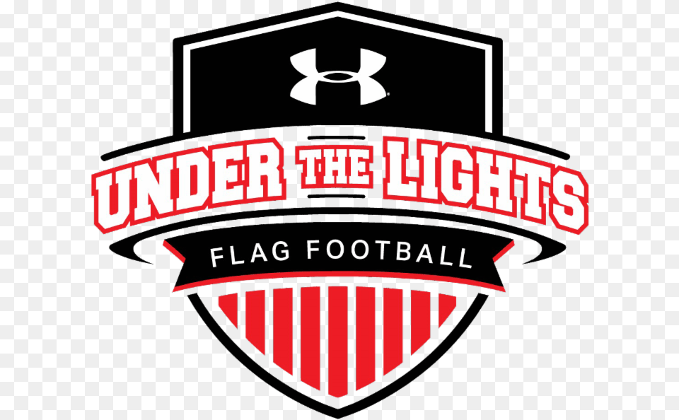 Under Armour Under The Lights Flag Football, Logo, Emblem, Symbol, Scoreboard Free Png