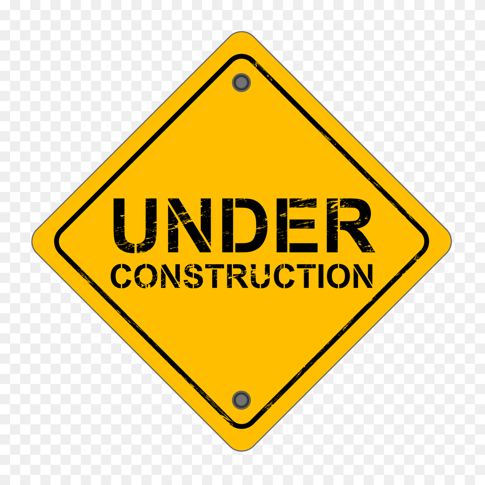 Under Construction, Sign, Symbol, Road Sign, Disk Free Png Download