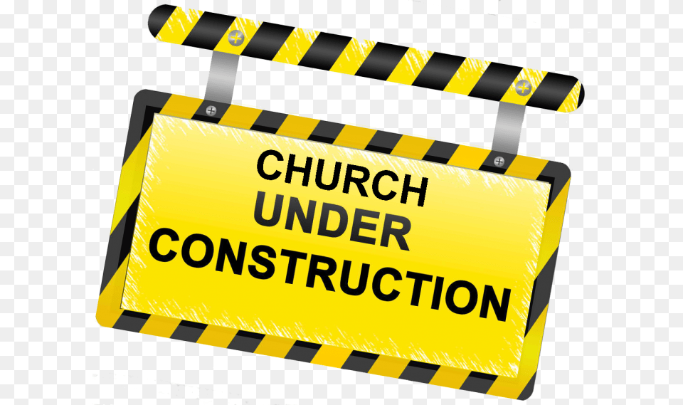 Under Construction Church 0 0 Church Renovations Clip Art, Fence, Barricade, Clapperboard Free Transparent Png