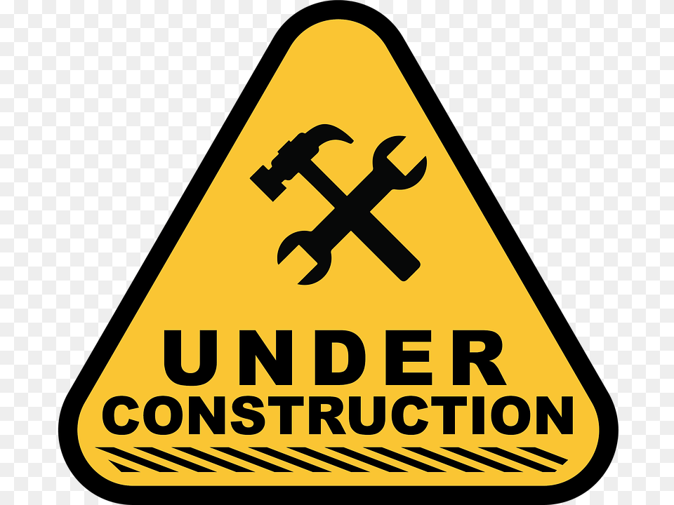 Under Construction Free, Sign, Symbol, Road Sign Png