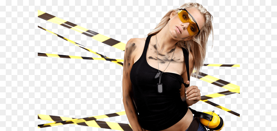 Under Construction Girl, Swimwear, Portrait, Photography, Person Png