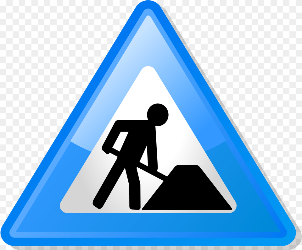 Under Construction Icon, Sign, Symbol, Triangle, Road Sign Png Image