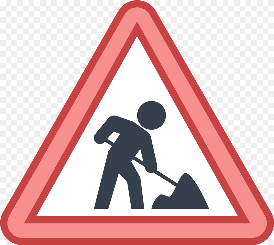 Under Construction Icon Flat, Sign, Symbol, Road Sign, Adult Png