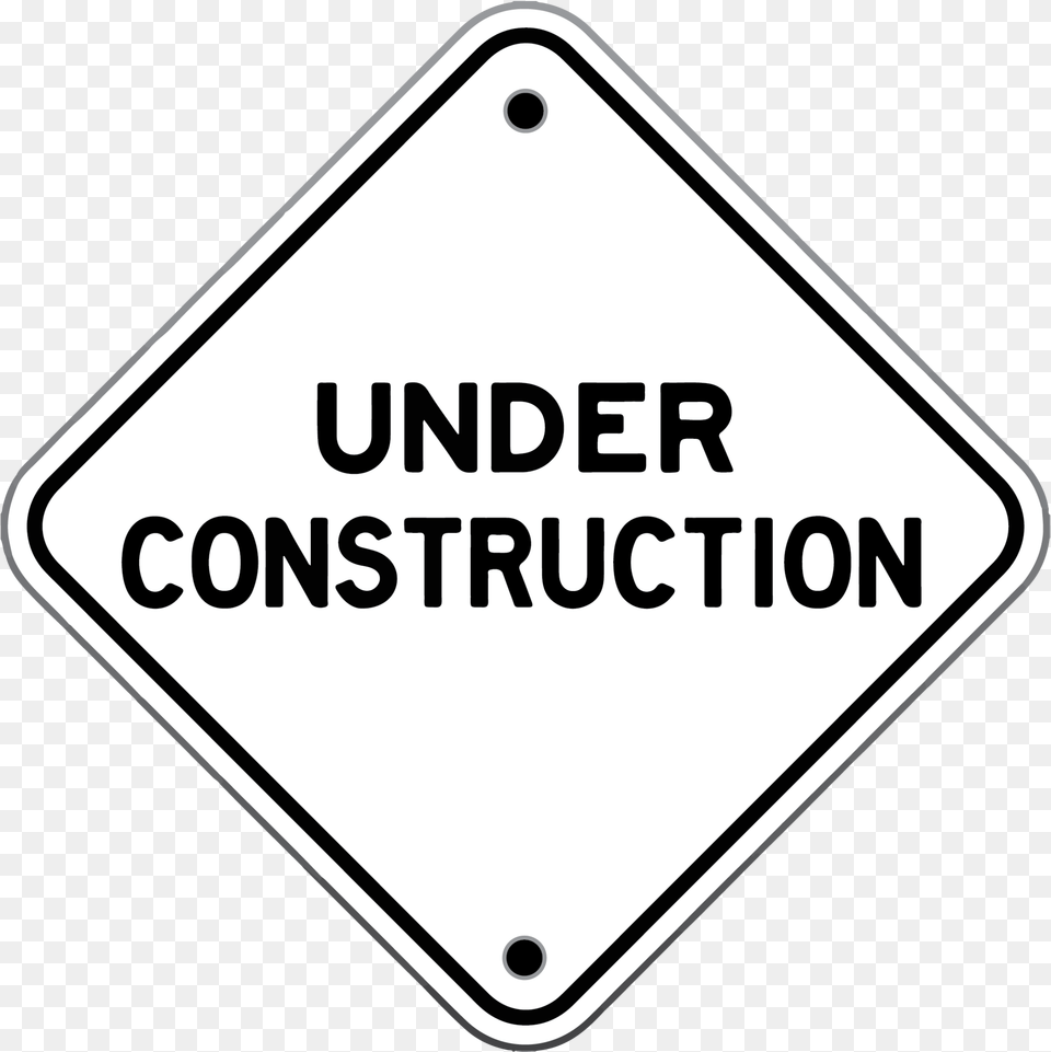 Under Construction Sign Download Sign, Symbol, Road Sign, Electronics, Mobile Phone Free Transparent Png
