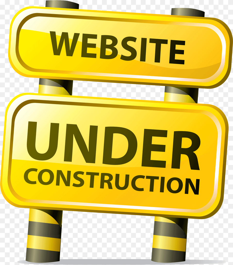 Under Construction Website Under Construction, Sign, Symbol, Road Sign Free Png