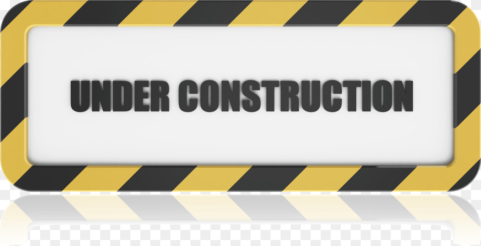 Under Construction Website Under Construction, Fence, Clapperboard, Text Free Png Download