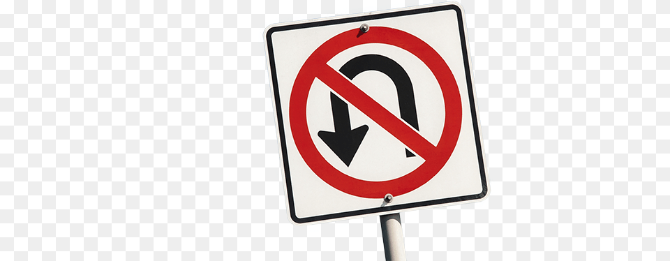 Under Former Secretary Of Education Arne Duncan The No U Turning Sign, Symbol, Road Sign Free Png