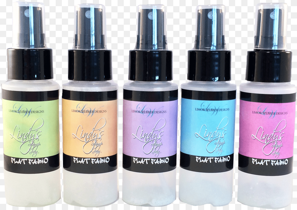 Under The Boardwalk Flat Spray Set Lindy Stamp Gang, Bottle, Cosmetics, Perfume Png