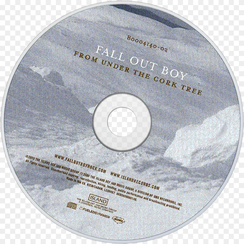 Under The Cork Tree Cd Disc Image Fall Out Boy From Under The Cork Tree Cd, Disk, Dvd Free Png Download