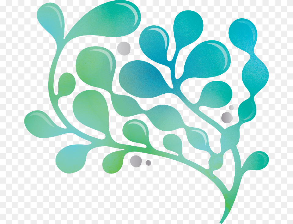 Under The Seaweed Clipart, Graphics, Art, Pattern, Floral Design Free Png