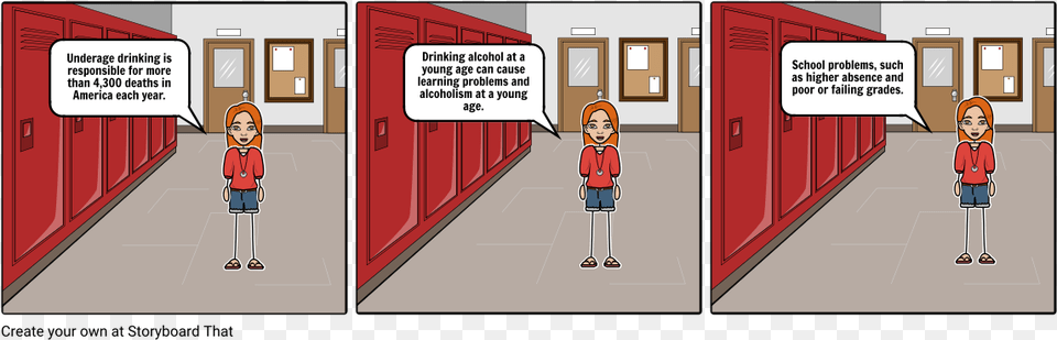 Underage Drinking Cyberbullying Storyboard, Book, Comics, Publication, Person Png Image