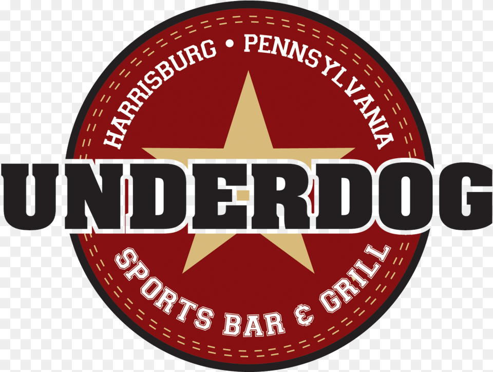 Underdog Sports Bar And Grill Emblem, Logo, Symbol Free Transparent Png