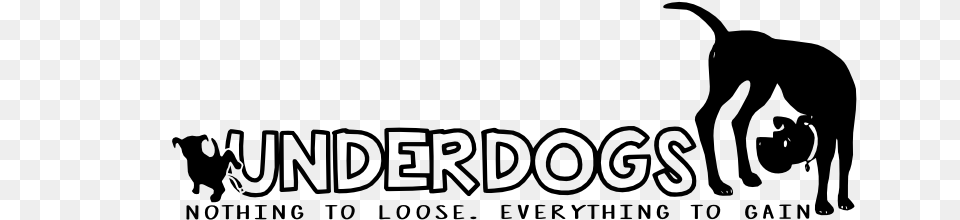 Underdogs Outline Font Graphic Design, Gray Free Png Download