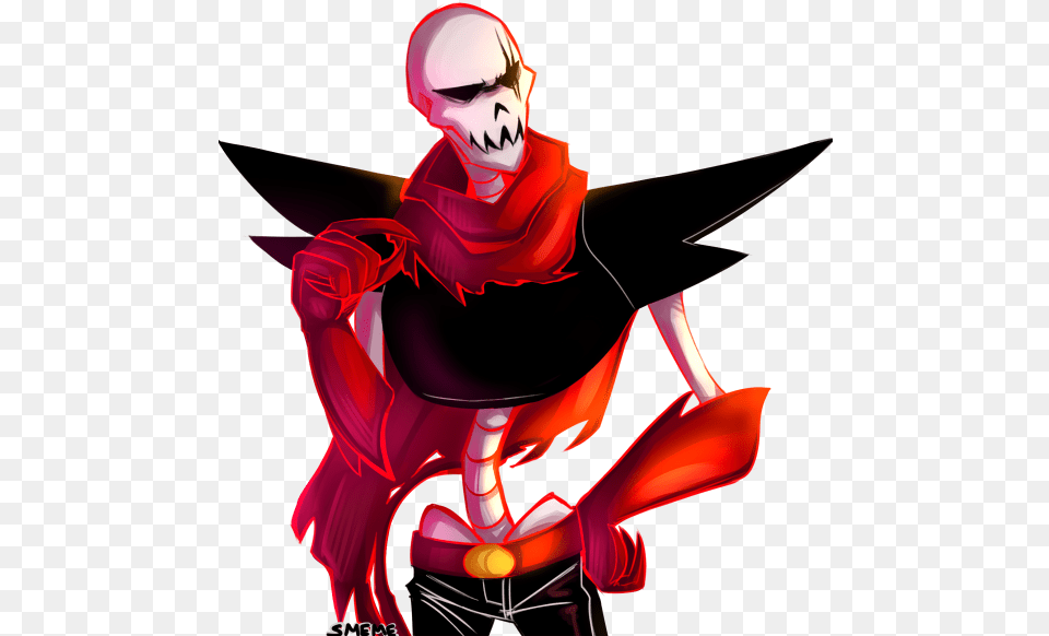 Underfell Papyrus, Adult, Female, Person, Woman Png