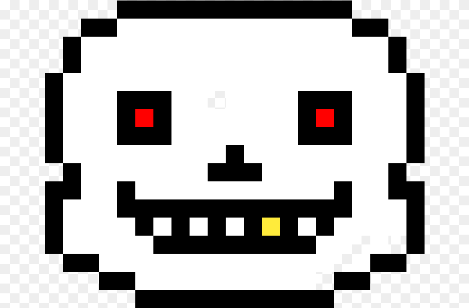 Underfell Sans Head Sans Head Pixel Art, First Aid Free Png Download