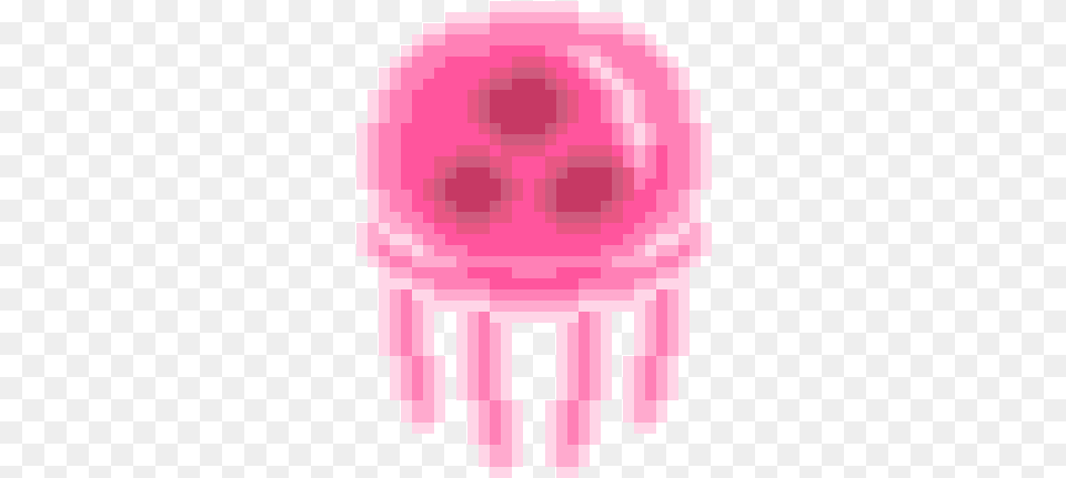 Undergrund Pixel Animated Gif Pink Jellyfish Animation Motif Animal Crossing Ds, Invertebrate, Sea Life Png Image