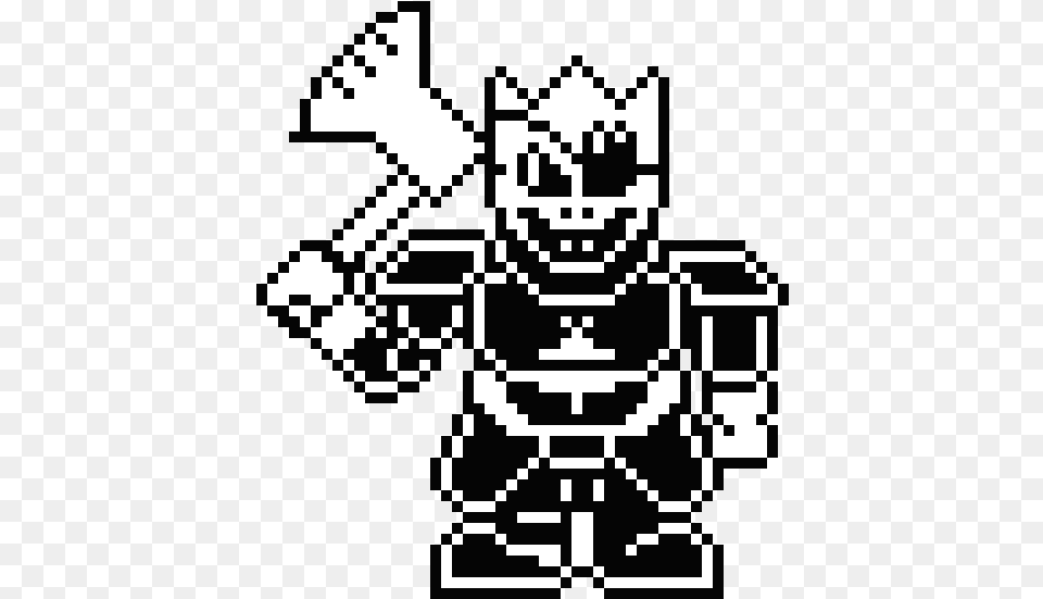 Underswap Alphys Battle Sprite, Stencil, Qr Code Png