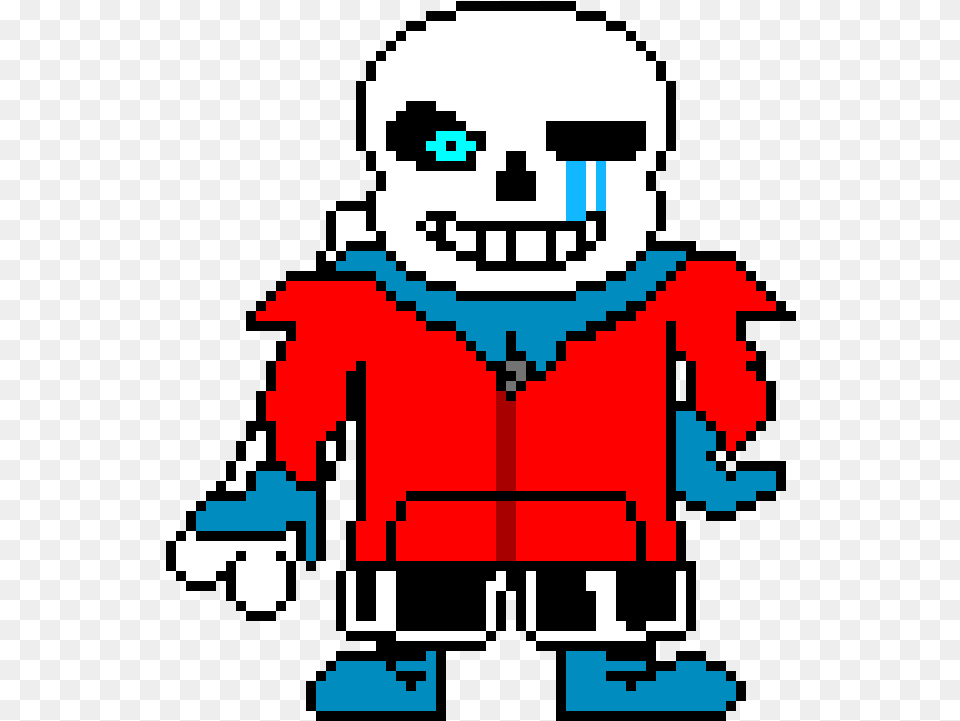 Underswap Disbelief Sans Sprite, Qr Code, Face, Head, Person Png Image