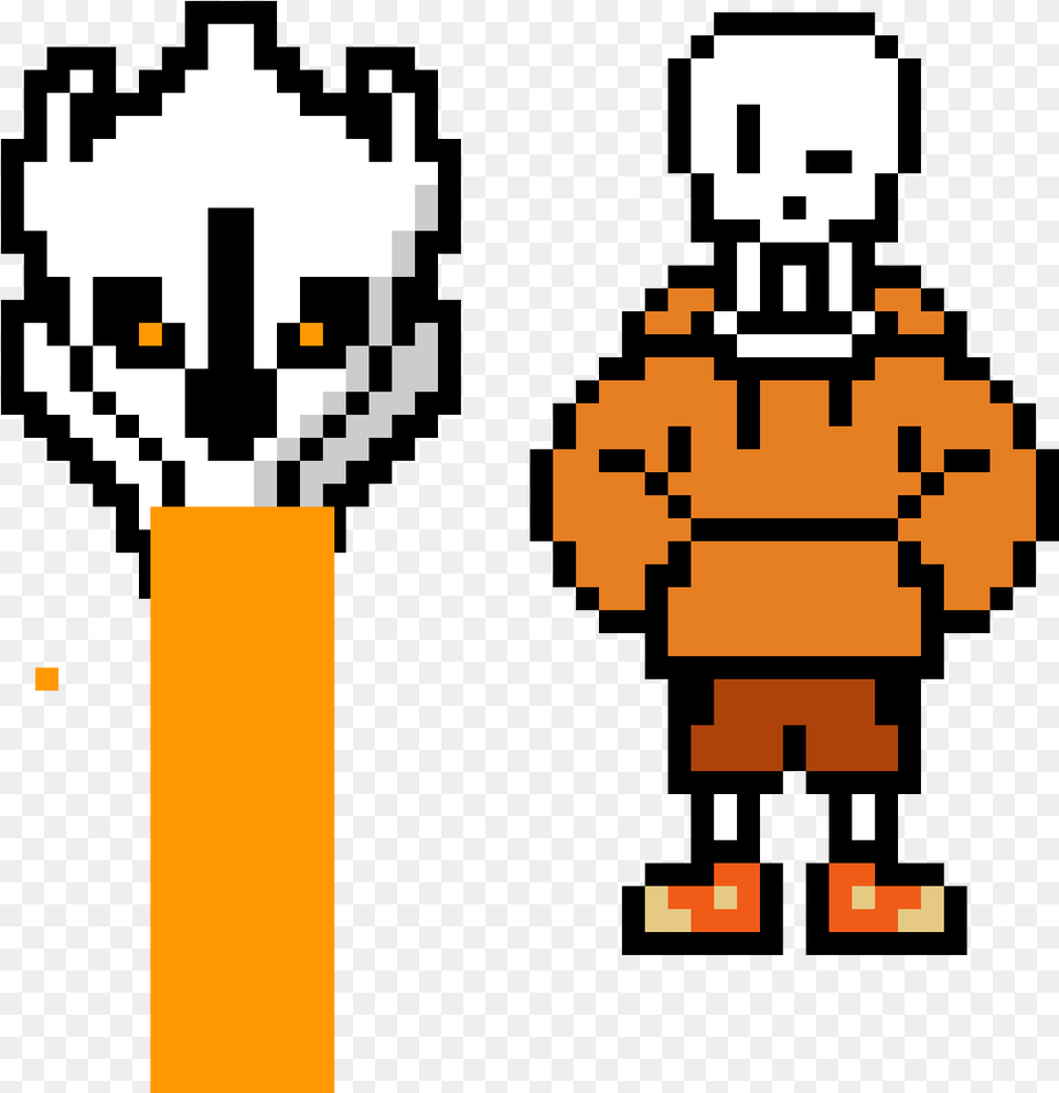 Underswap Papyrus Overworld Sprite, Qr Code Free Png