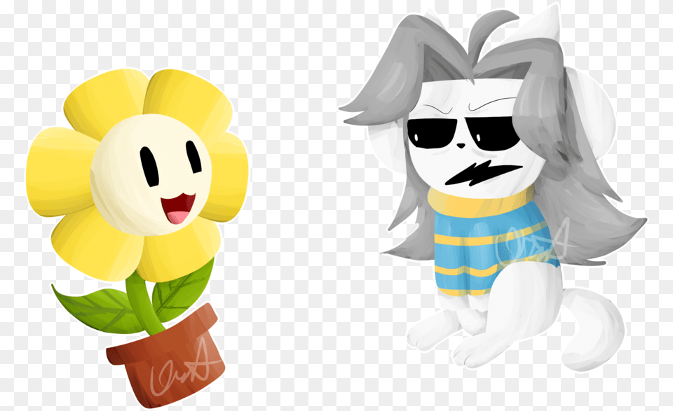 Underswap Temmie And Undertale Flowey, Baby, Person, Face, Head Png Image