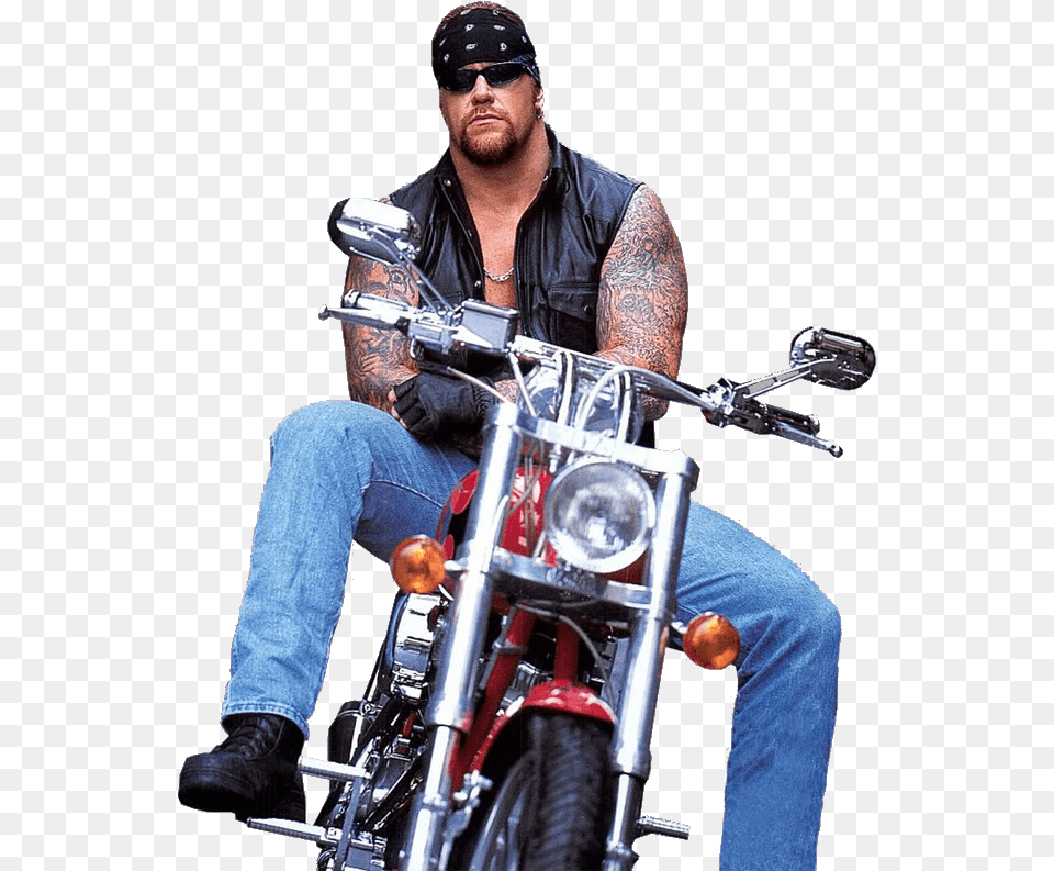 Undertaker American Badass, Person, Clothing, Sitting, Pants Free Transparent Png