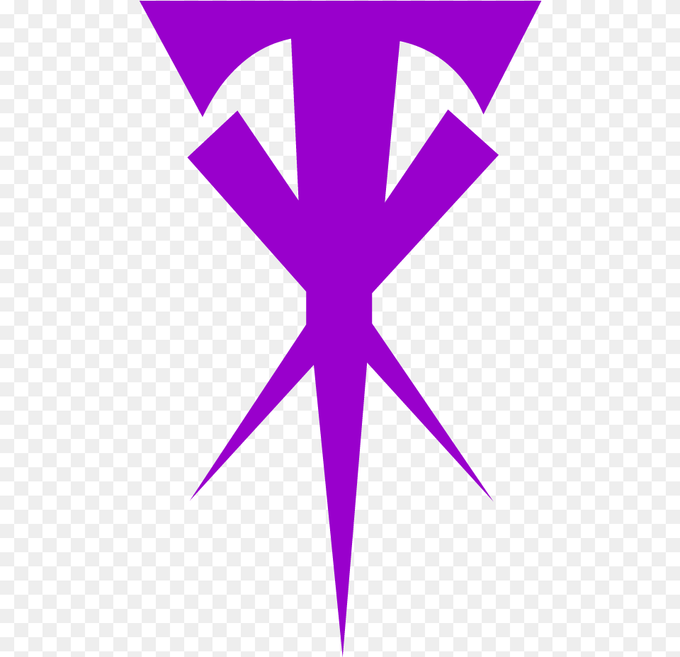 Undertaker Logo 4 Image Wwe The Undertaker Logo, Purple, Symbol, Cross Free Transparent Png