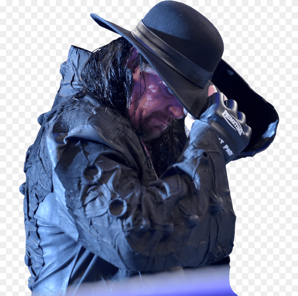 Undertaker Pic Arts Elimination Chamber Undertaker Fire, Clothing, Coat, Hat, Jacket Free Png Download