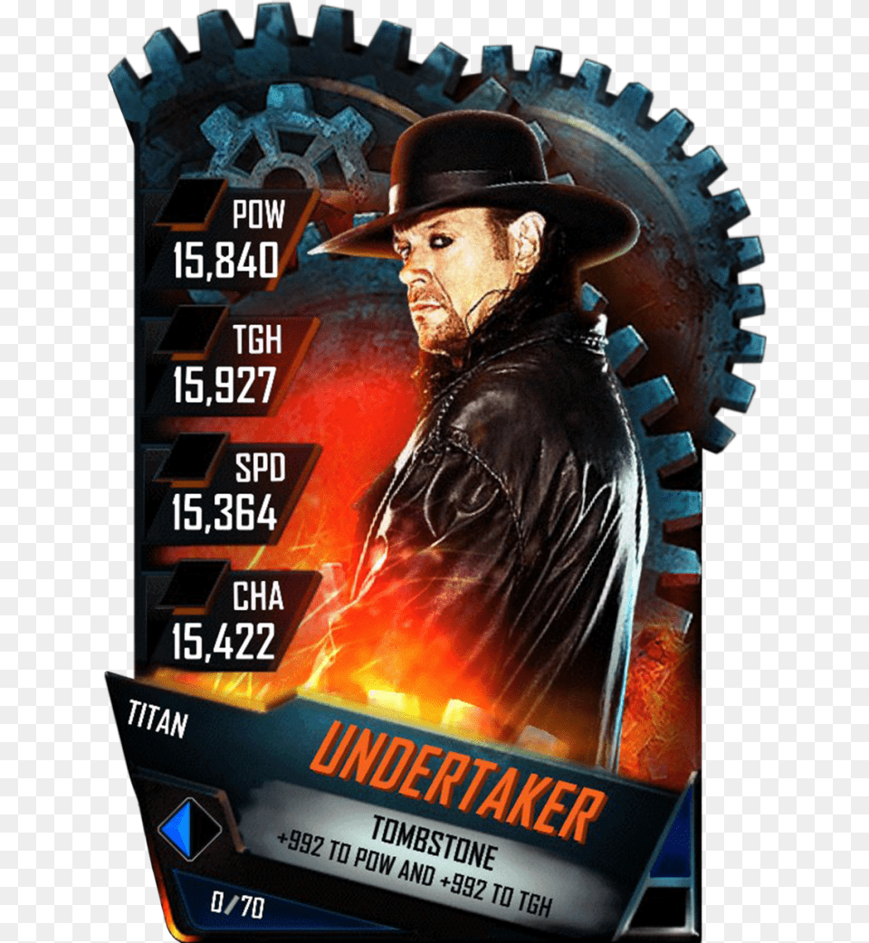 Undertaker S4 18 Titan H Vs Undertaker Wrestlemania, Jacket, Advertisement, Clothing, Coat Png Image