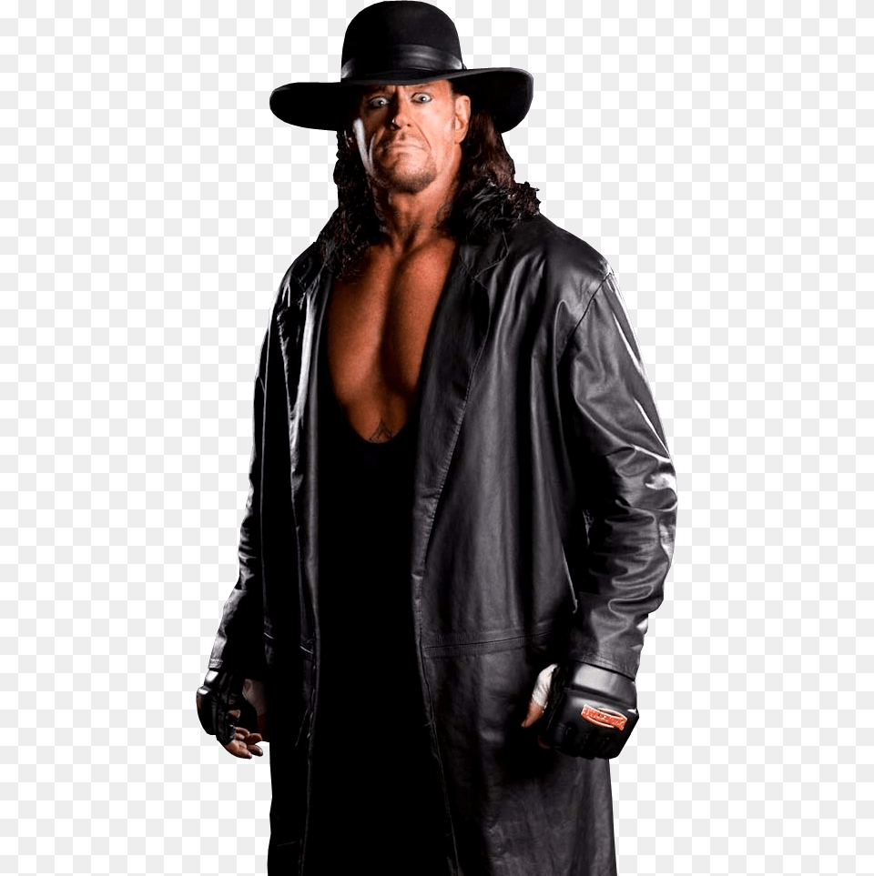 Undertaker Undertaker Wwe Undertaker, Clothing, Coat, Hat, Jacket Png Image